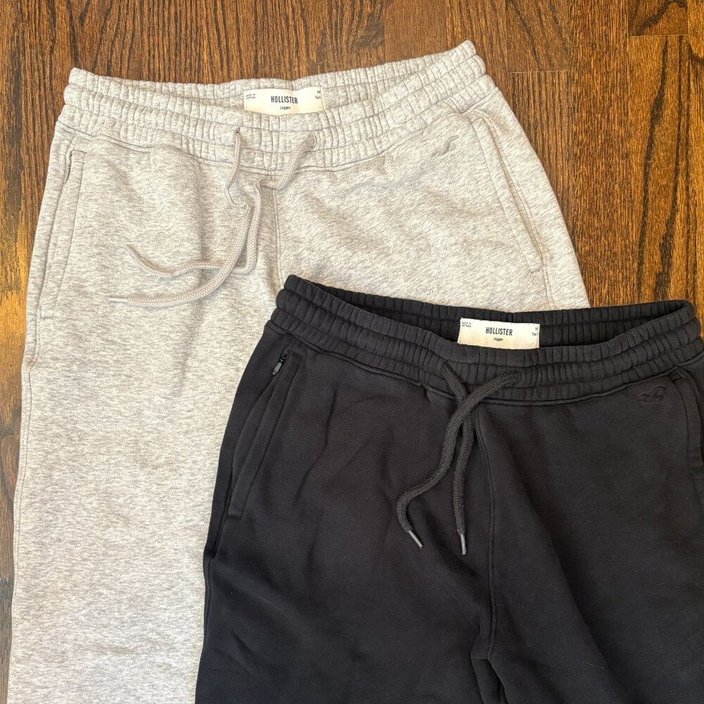 Set of 2 Medium Tall Fleece Joggers